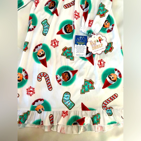 NWT Elf on the Shelf Toddler Girls Nightgown, Size 2T! - Picture 3 of 8